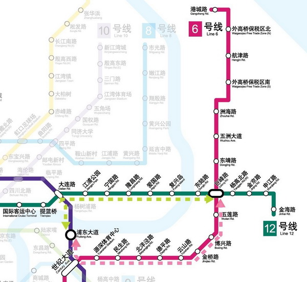 上海轨道12号线线路图图片